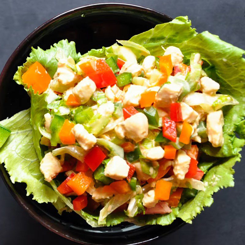 Step 5 Final Product Bell Pepper Chicken Salad