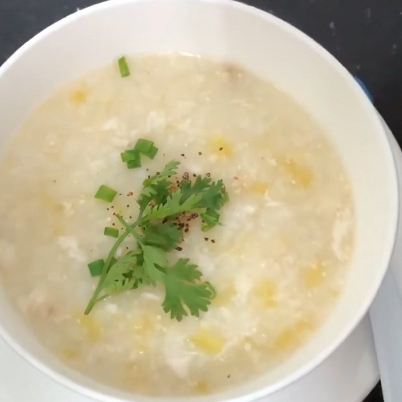 Step 5 Final Product of Snakehead Fish Porridge with Sweet Potato