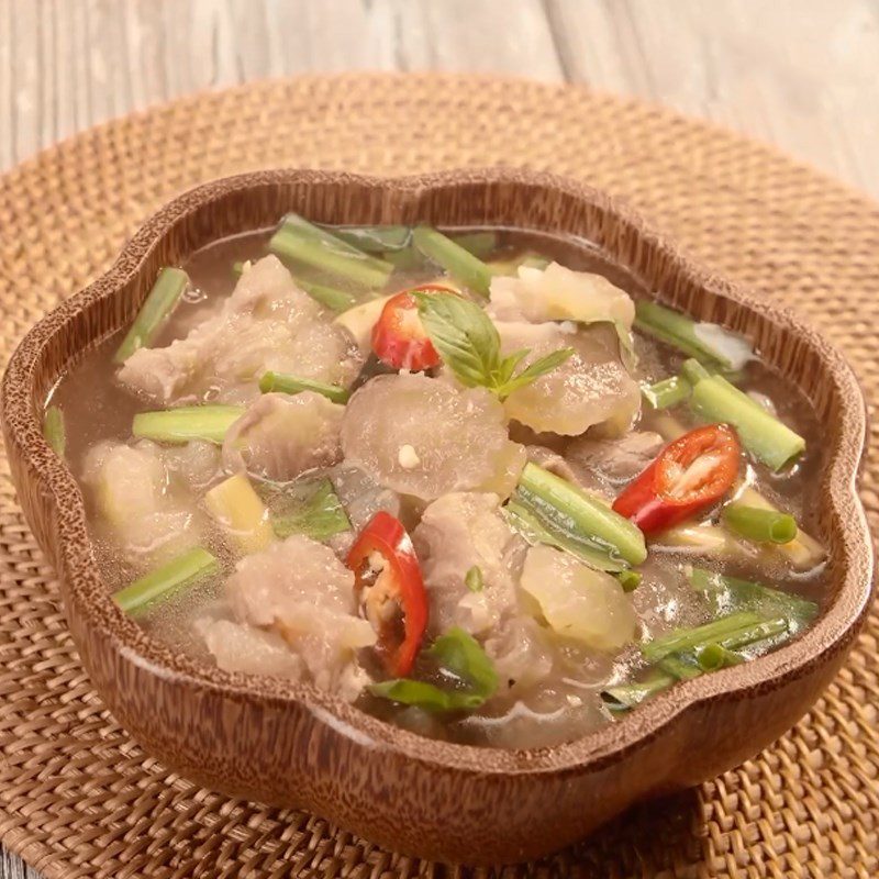 Step 5 Final Product Beef Tendon Soup