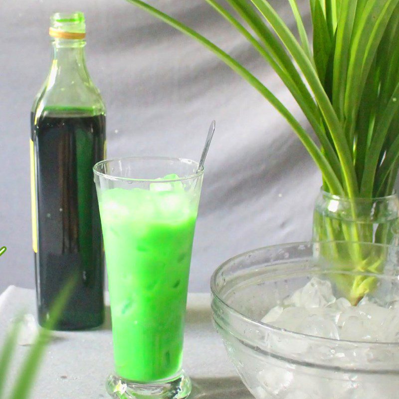 Step 2 Final product of pineapple ginseng milk with syrup