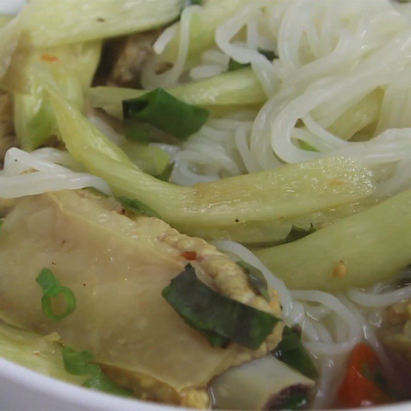 Step 5 Final Product of Pork Rib Soup with Sour Fruits and Dọc Mùng