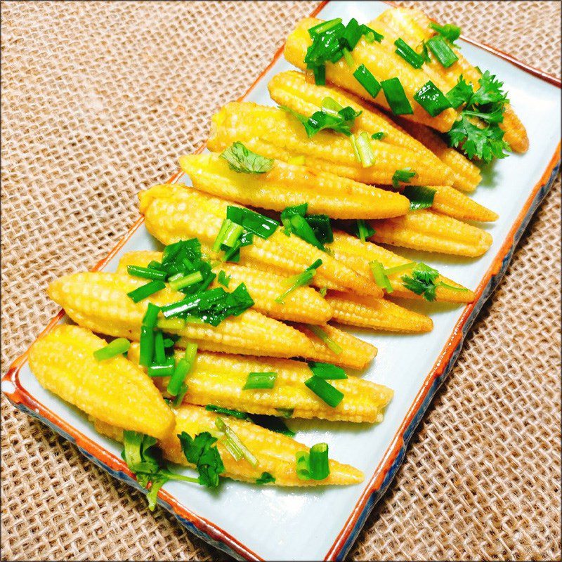 Step 3 Finished Product Stir-fried Young Corn with Butter