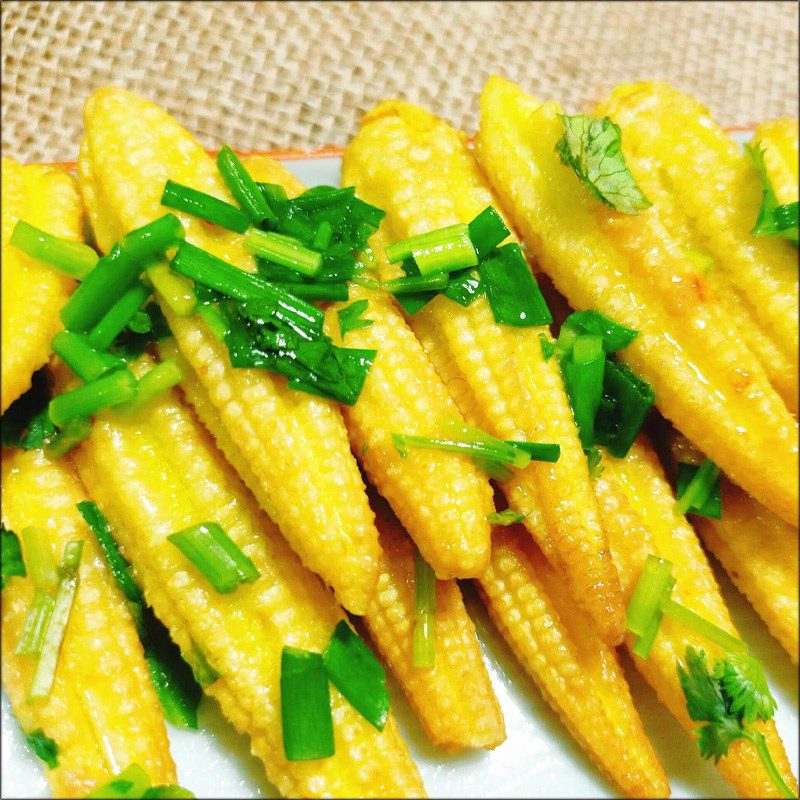 Step 3 Finished Product Stir-fried Young Corn with Butter