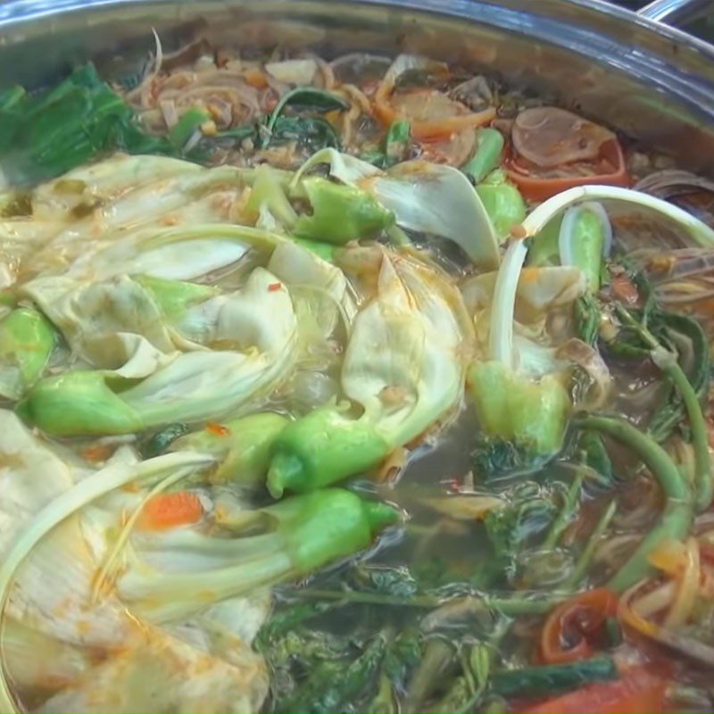 Step 5 Final Product Sour Spicy Eel Hot Pot