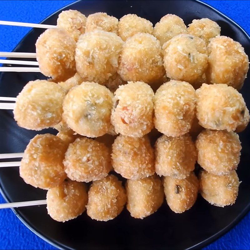 Step 6 Final product Fried chicken nuggets