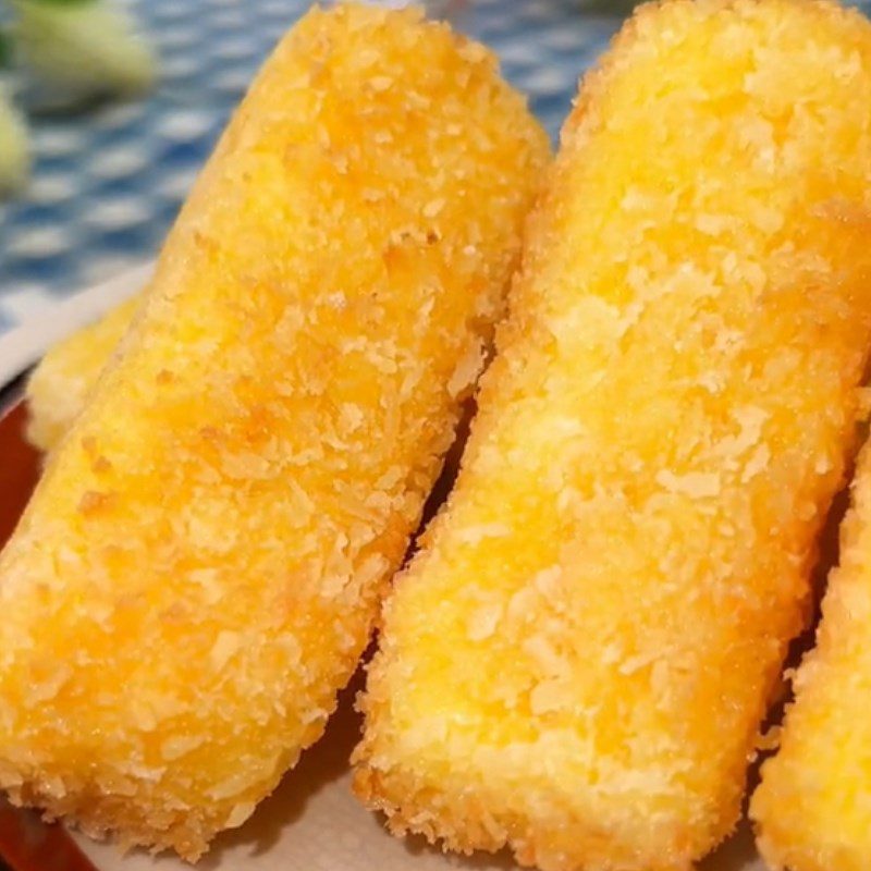 Step 3 Ingredients Fried Fresh Milk Cake (Recipe shared from Tiktok Cooking with TasteVN)