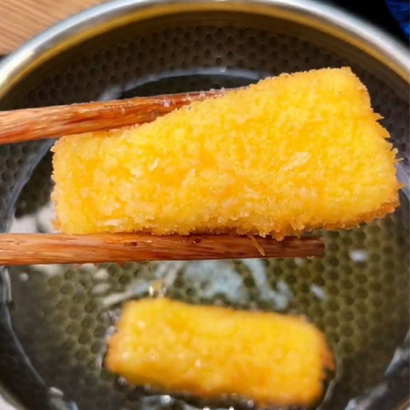 Step 3 Ingredients Fried Fresh Milk Cake (Recipe shared from Tiktok Cooking with TasteVN)