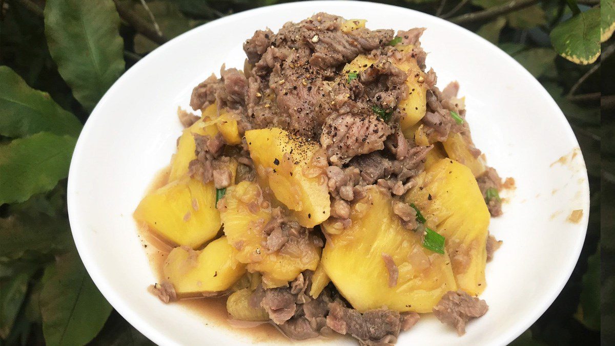 Pineapple Beef Stir-Fry (recipe shared by users)