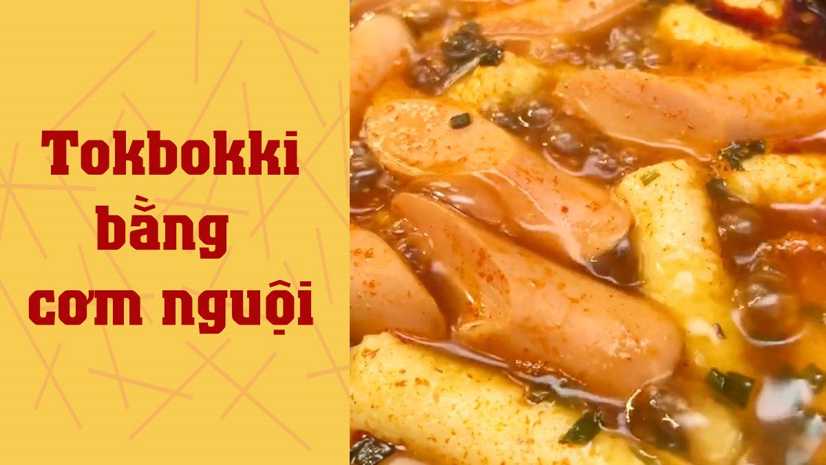 Tokbokki with Leftover Rice (Recipe shared from TikTok Cooking with TasteVN)