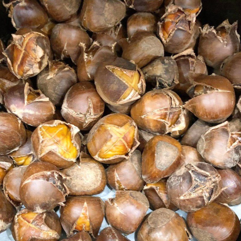 Step 3 Finished product Roasted chestnuts using an air fryer