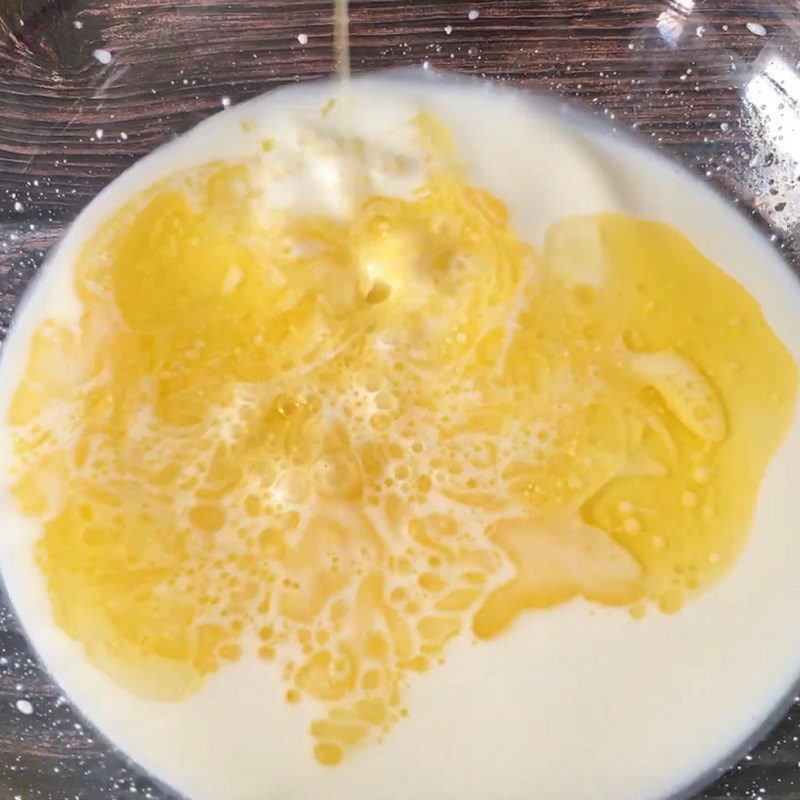 Step 1 Mix the egg milk mixture Corn Bread
