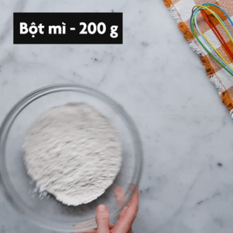 Step 1 Mixing batter for Chocolate cocoa cake