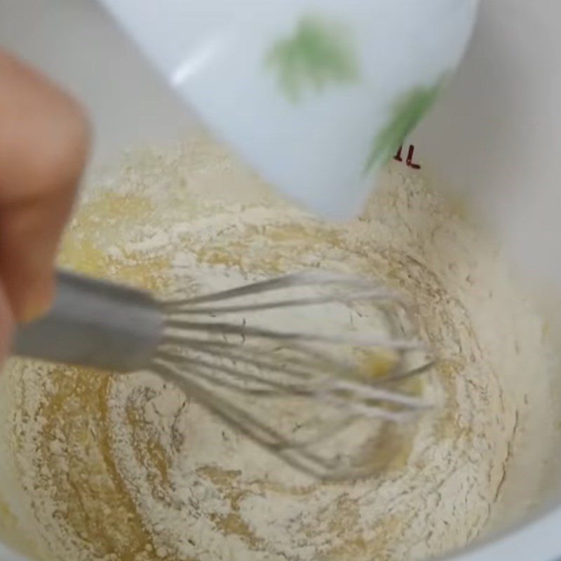 Step 3 Mix flour Nutritional Seed Cake