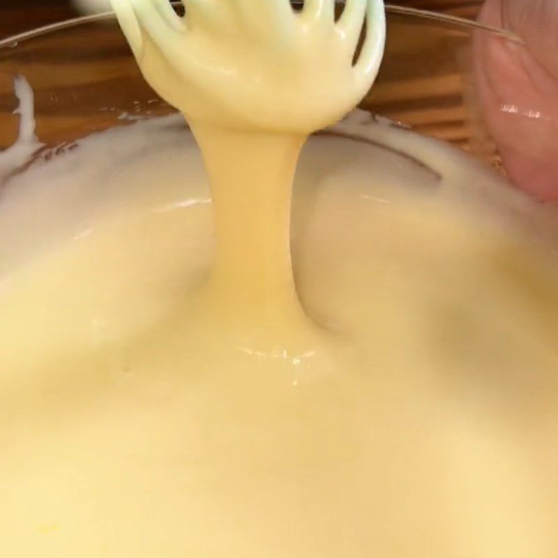 Step 1 Mix the batter Rolled Egg Cake (Recipe shared from Tiktok Cooking with TasteVN)