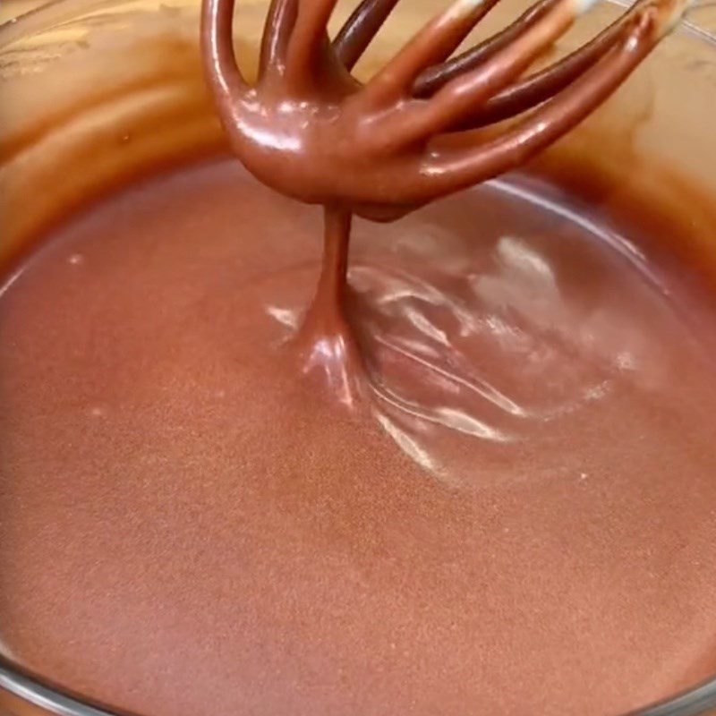 Step 2 Mix the Cocoa Chocolate Cake Batter (Recipe shared by Tiktok Let's Cook with TasteVN)