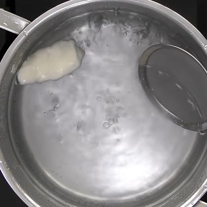 Step 3 Mix the cake dough Peanut-filled sticky rice cake