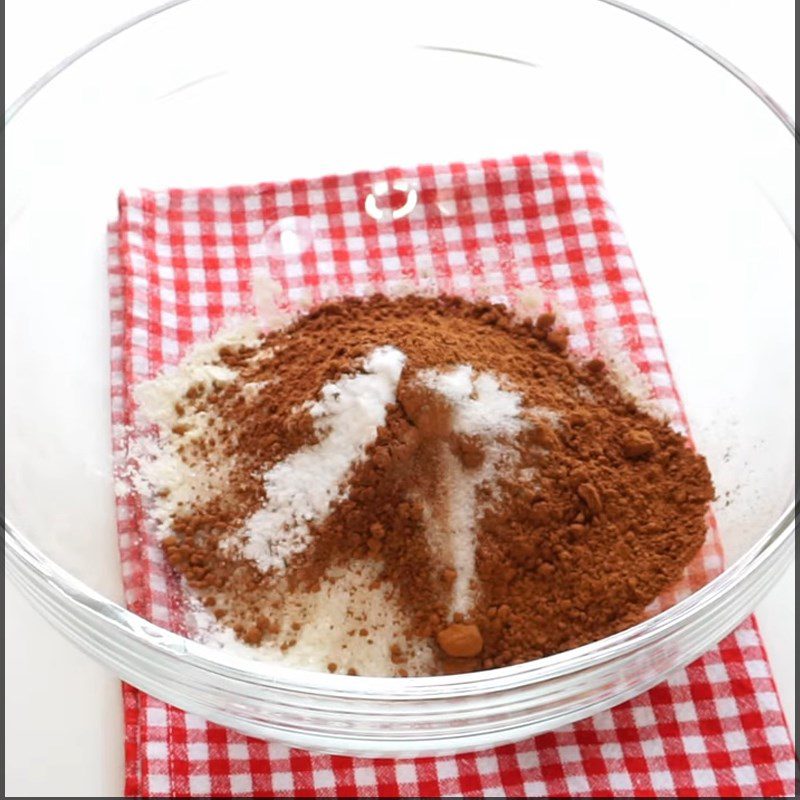 Step 1 Mix the dry ingredients Baked Chocolate Donuts