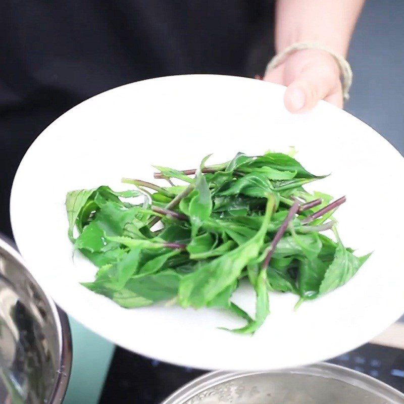 Step 5 Mixing Salad Ground Squash Salad