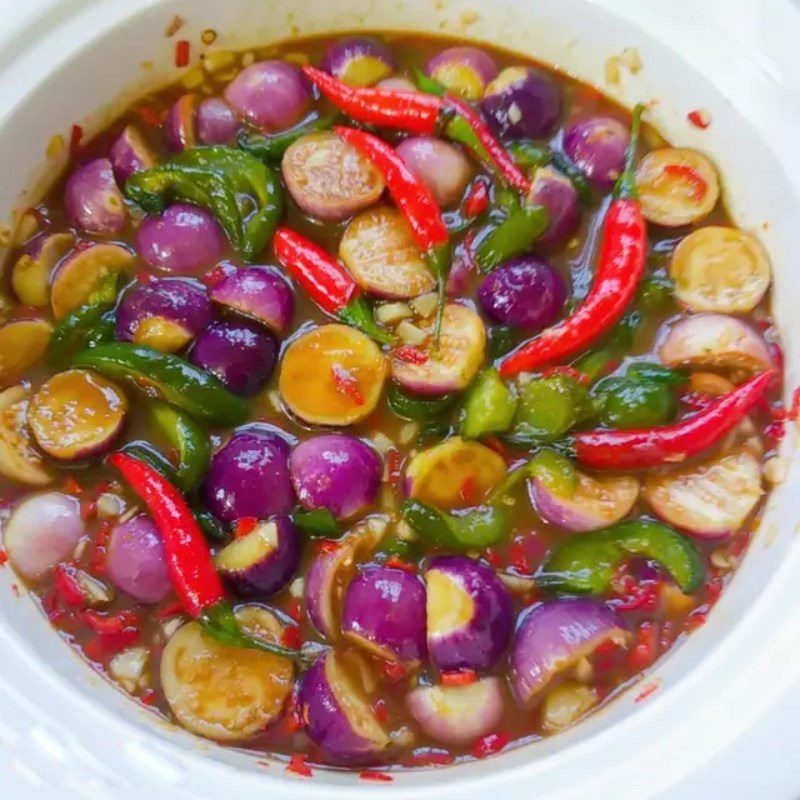 Step 3 Mix the sauce and eggplant Pickled eggplant