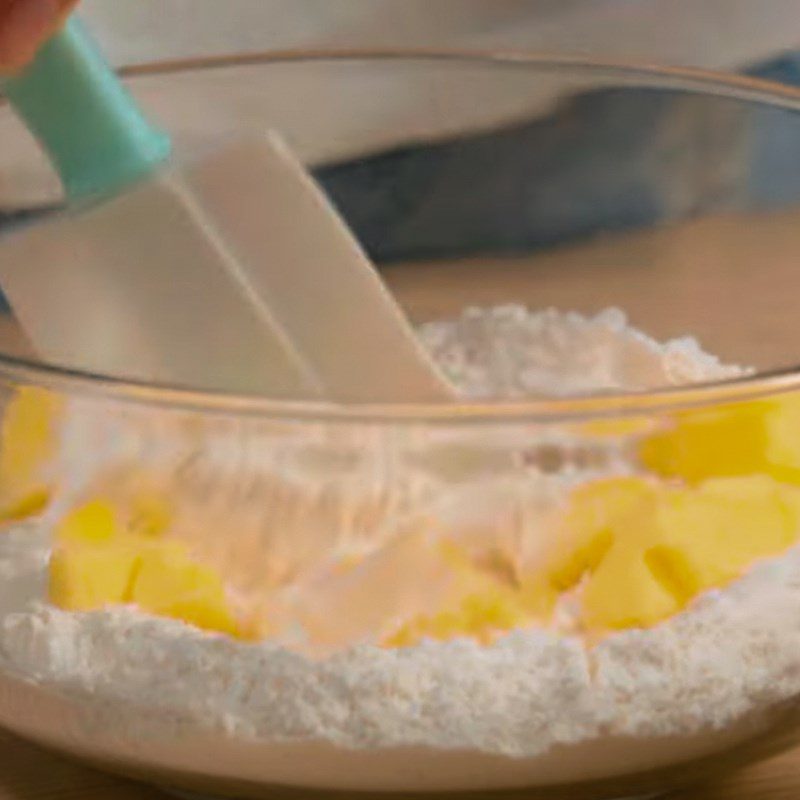 Step 2 Mixing and resting the dough for Fresh Strawberry Tart