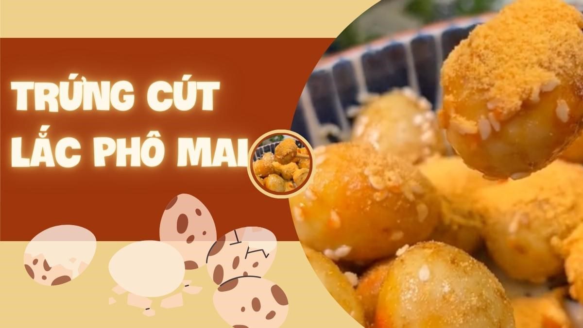 Cheese-coated quail eggs (Recipe from the TikTok channel Into the Kitchen with TasteVN)