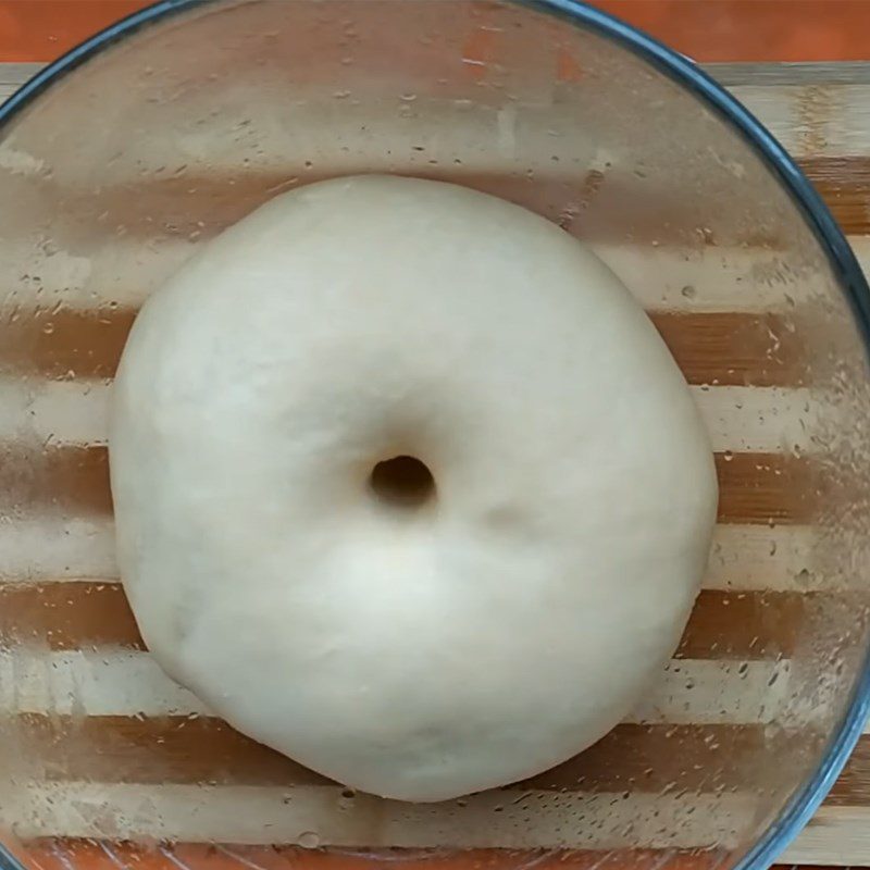 Step 3 Proofing the dough Coconut bread using an air fryer