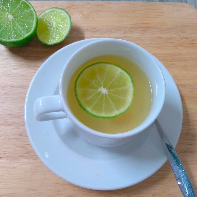 Step 3 Final Product Honey lemon ginger water