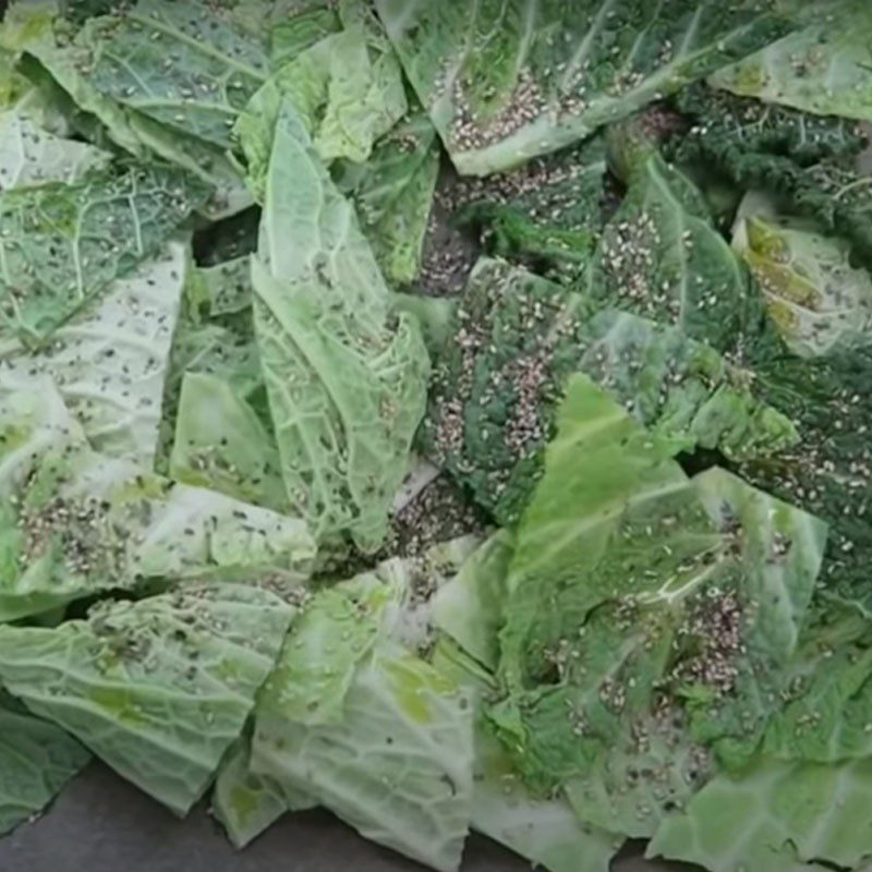 Step 2 Marinate the cabbage Cabbage Snack