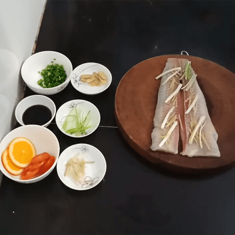 Step 2 Marinating the Fish Steamed Basa Fish with Soy Sauce