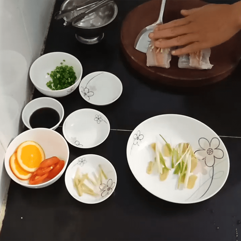 Step 2 Marinating the Fish Steamed Basa Fish with Soy Sauce