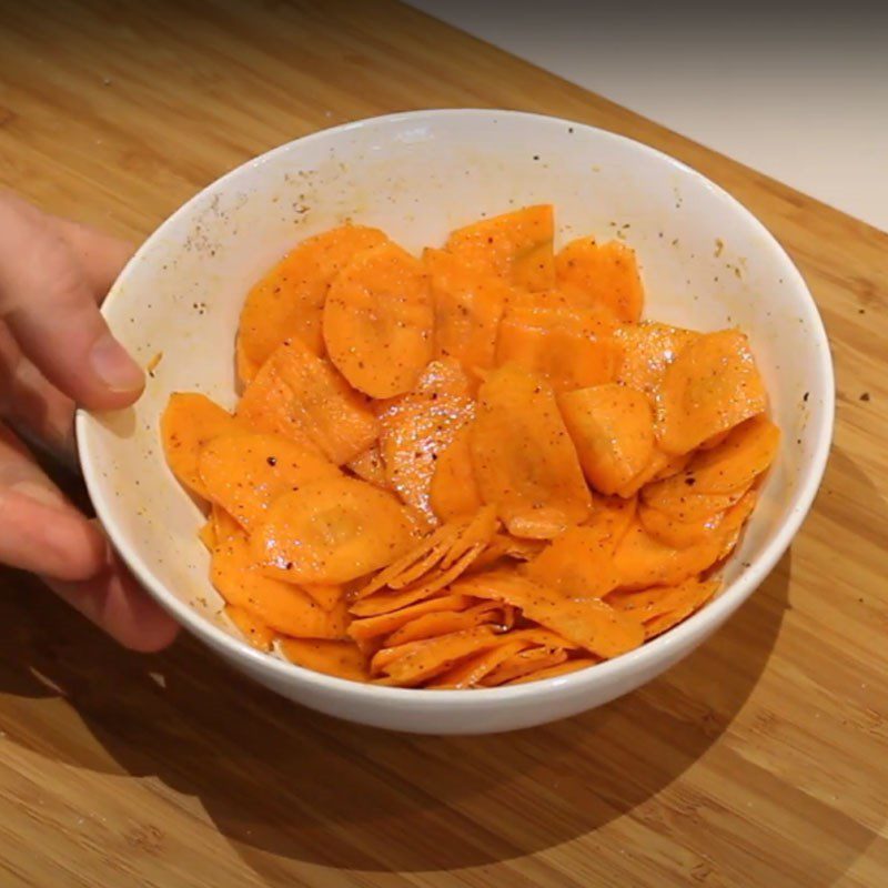 Step 2 Season the Carrots for Carrot Snack