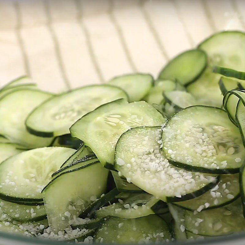 Step 2 Marinate the cucumber for Cucumber Snack