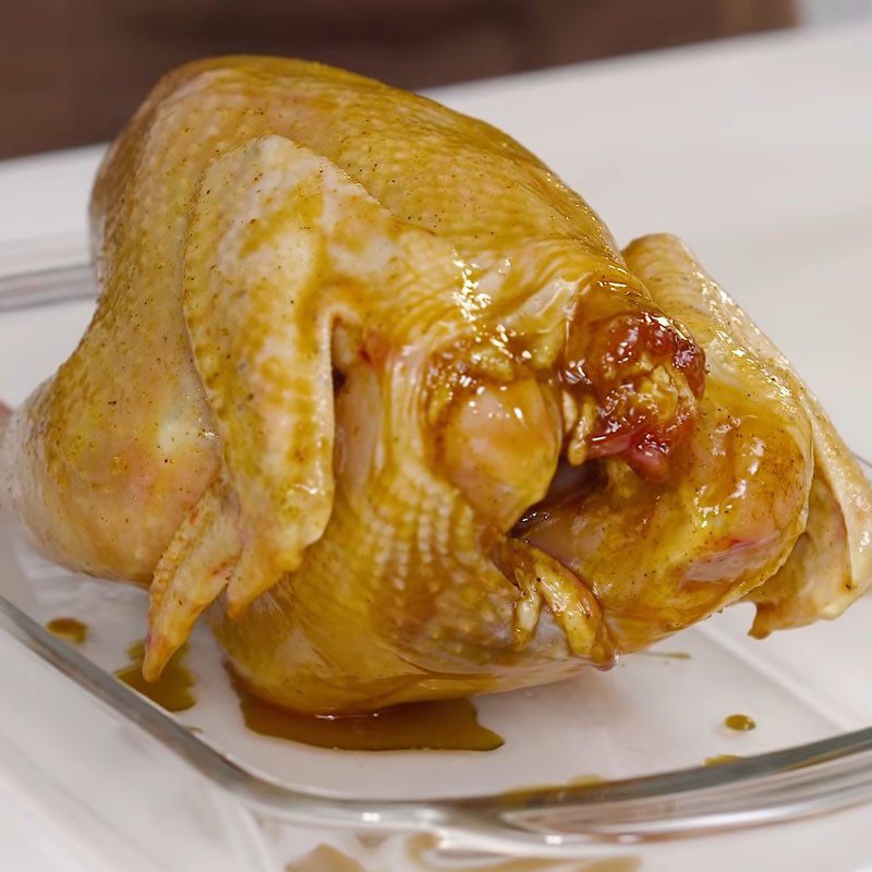 Step 3 Marinate the chicken Honey roasted chicken