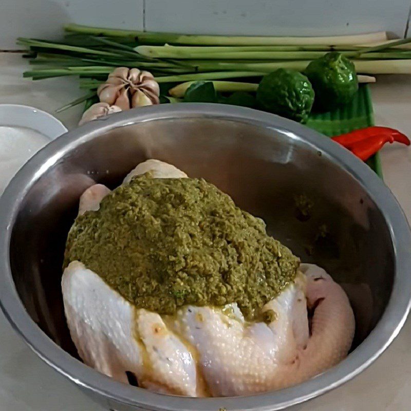 Step 3 Marinate the chicken Roasted Chicken with an oven