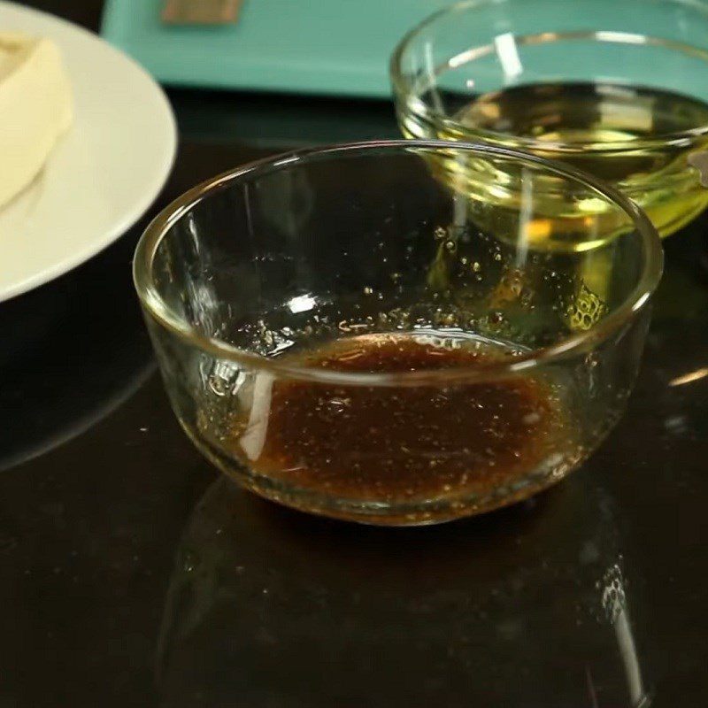 Step 2 Marinating the ribs Hanoi vegetarian grilled pork