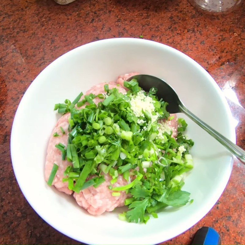 Step 3 Marinate Minced Meat Minced Meat Tomato Noodles
