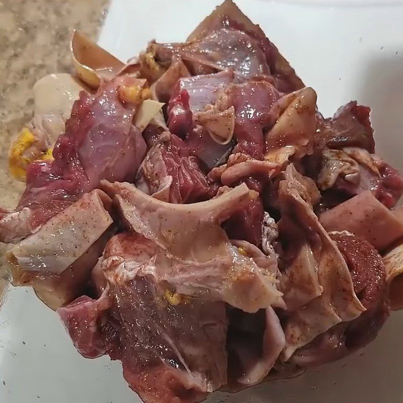 Step 2 Marinate the beef French-style beef stew