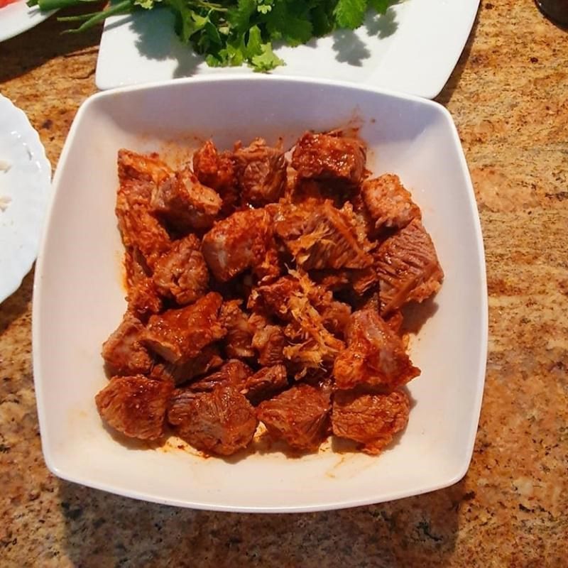 Step 2 Marinate the beef Beef stew without wine (recipe shared by a user)