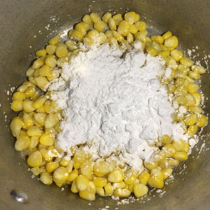 Step 2 Mix the corn mixture Corn - butter fried corn