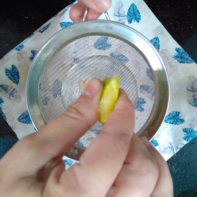 Step 1 Extract Lemon Juice Honey Lemon Ginger Drink