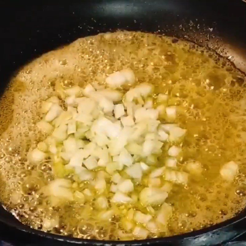 Step 2 Sautéing mushrooms Garlic sautéed butter mushrooms