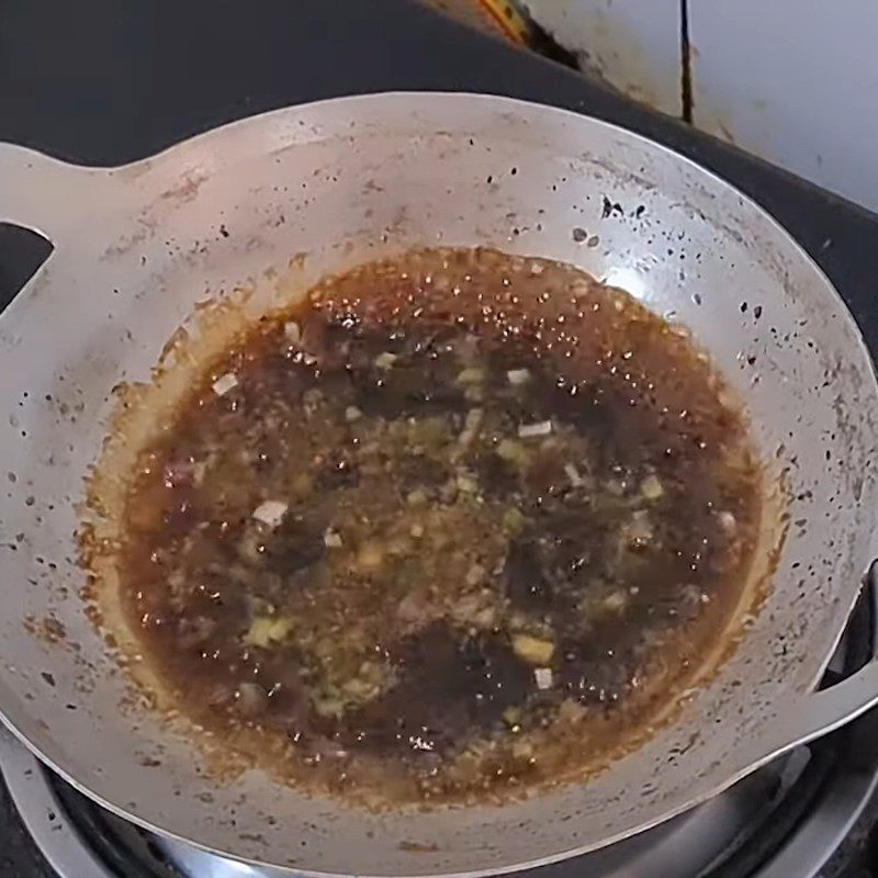 Step 4 Stir-frying mushrooms Shiitake mushrooms stir-fried with lemongrass and chili