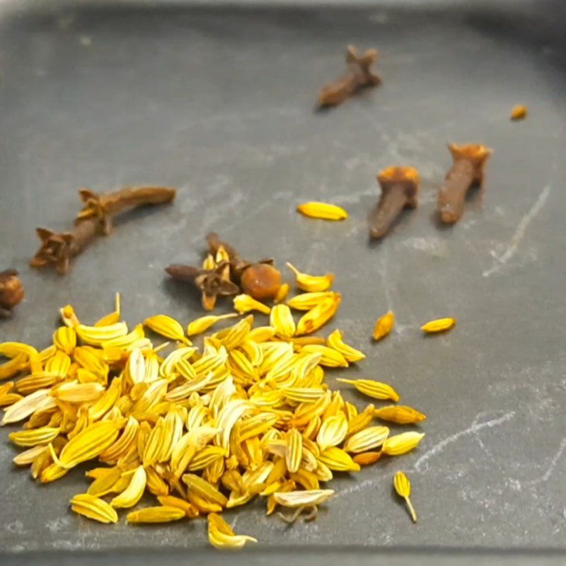 Step 2 Sauté ingredients for vegetarian Pho with mushrooms