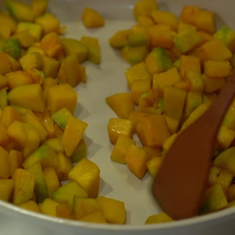 Step 2 Sauté the ingredients Pumpkin Risotto