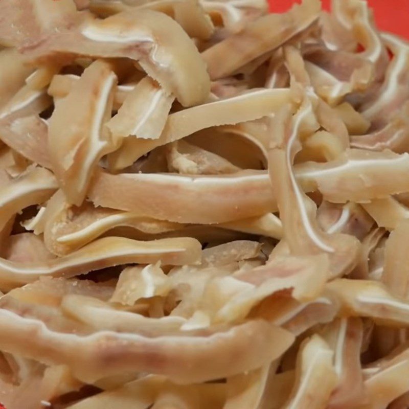 Step 3 Slicing Pig Ears Crispy Pig Ears