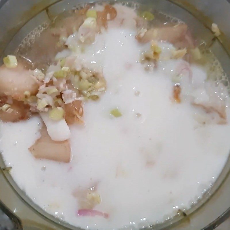 Step 5 Grinding the Ingredients Fish Salad