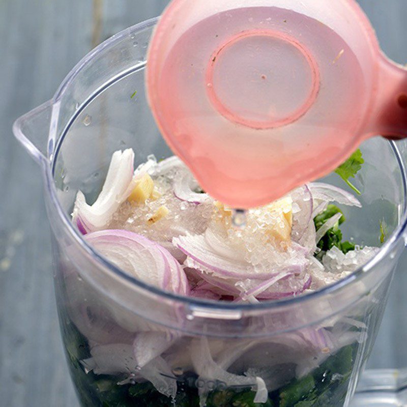Step 2 Blend mint chutney Mint chutney - mint chutney