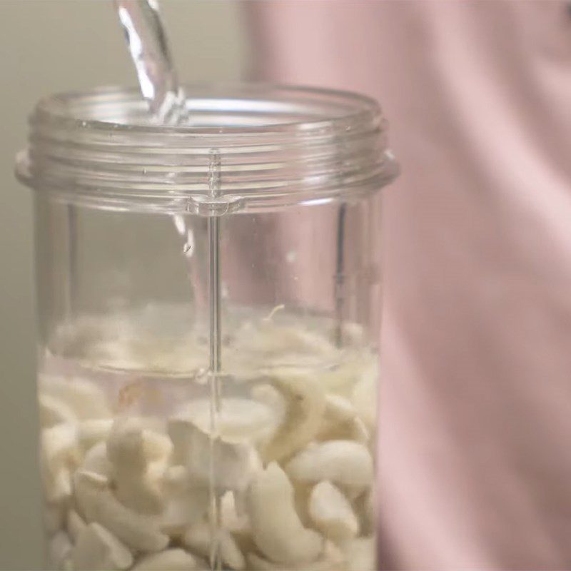 Step 3 Blend the seed mixture Quinoa (amaranth) Cashew Nut Milk