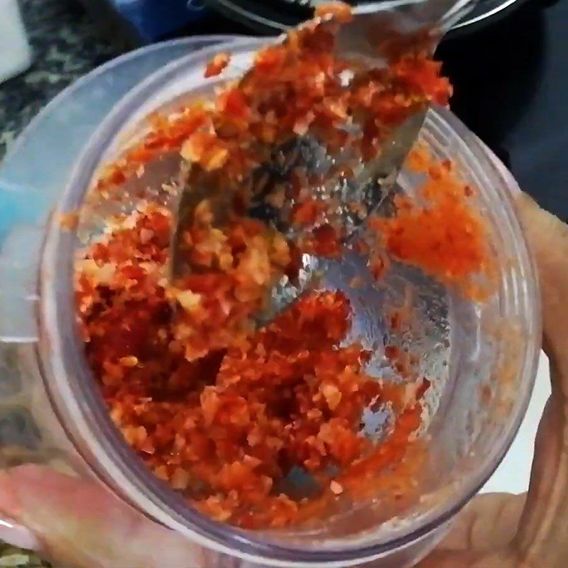 Step 2 Grind the chili salt Salt and Chili Roasted Crab Claw