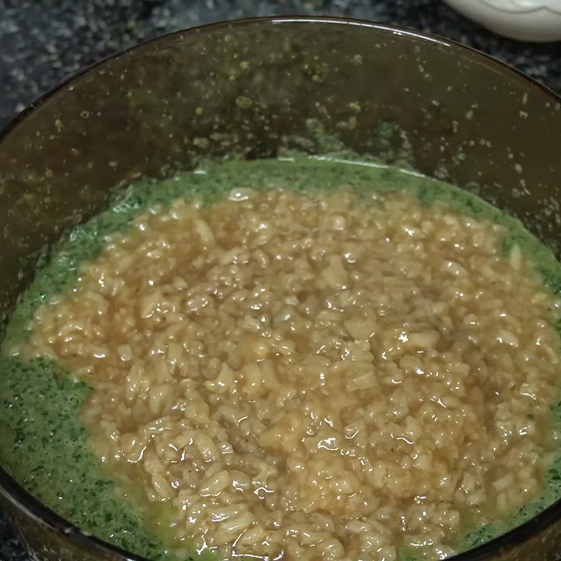 Step 6 Blend ingredients and mix chicken porridge